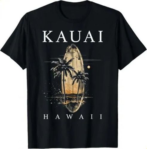 T-shirtt-shirtkauai Hawaii Surf Hawaiian Vintage Surfing Sur_viptrois.com