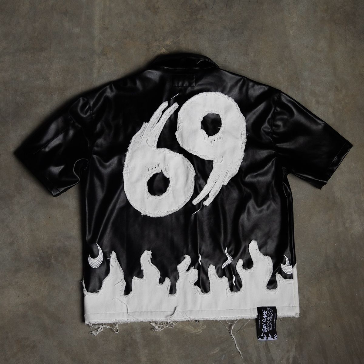 Men's Clothing Leather Jacket Handsome Internet Celebrity Cardigan 69 Digital New Printed Top Zipper Jacket_viptrois.com