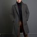 Men's Medium And Long Autumn And Winter Woolen Coat, Warm Youth Coat_viptrois.com
