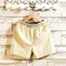 Men's Clothing Foreign Trade Leisure Sports Beach Pants Solid Color Breathable Inner Lining Drawstring Cotton And Linen Three Quarter Pants Men_viptrois.com