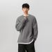 Autumn And Winter Fried Dough Twists Long Sleeve Sweater Men's Solid Knit Sweater Couple's Sweater_viptrois.com