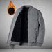 Men's Winter Baseball Jacket Fleece Lined Cotton Coat Slim Fit Casual Outerwear For Teens & Adults_viptrois.com