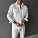 Men's Clothing Men's Shirt New Long Sleeve Lapel Men's Shirt_viptrois.com