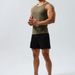2025 Men's Vest, Sport, Sleeveless, Slim, Elastic, Sweat, Fitness, Summer, Quick-drying Vest, Sleeveless Base, Outdoor, Running, Breathable_viptrois.com