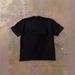 250g Heavyweight Cotton American Style Oversized T-Shirt Short Sleeved Loose Fit Fingerprint Print for Couples Men Women White Black_viptrois.com