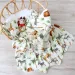 Bamboo Baby Blankets Newborn Muslin Swaddle 120x120 Nursery Blanket Baby Wrap Swaddle Blanket Super Soft_viptrois.com