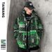 Men's Clothing Fashionable Bear Silk cotton Jacket Men's New Winter Jacket Youth Snowflake Print Silk cotton Jacket_viptrois.com