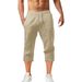 Unbeatable Quality 2025 Summer New Leisure Sports Cotton And Split Shorts Men's Jogging Pants_viptrois.com
