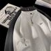 Spring New Minimalist Gray Stand Up Collar Sweatshirt For Men's Street Hooligans And Handsome Half Zip Pullover Jacket_viptrois.com