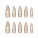 False Nails Hand Made Three Dimensional Nail Art For Fortune And Luck Cool Little Snake Ice Crystal Butterfly Cat's Eye Nail Art_viptrois.com