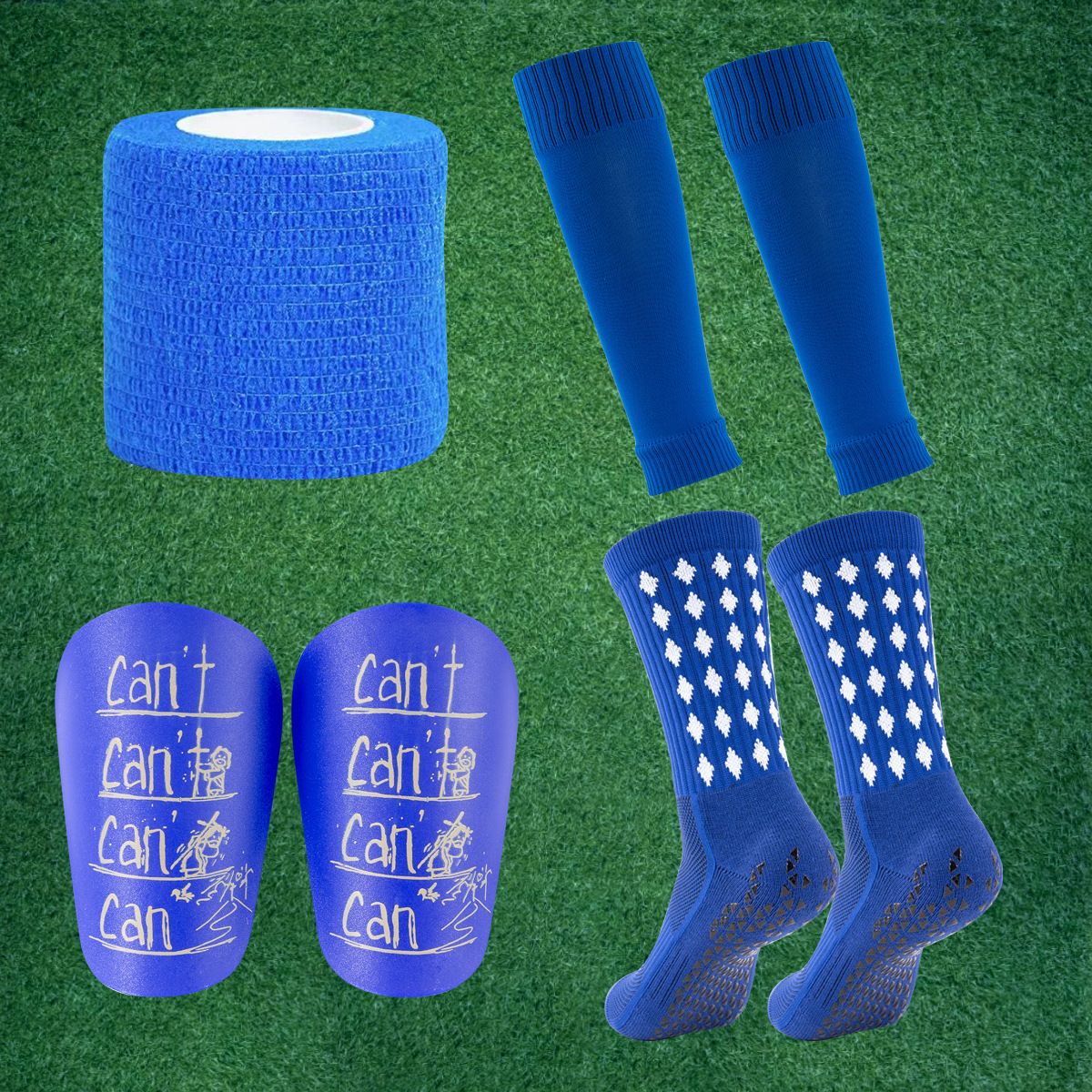 Shin Guard College Footballsocks Leg Guards Adult Football Socks Cant Leg Guards Socks Straps Leg Protection_viptrois.com