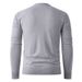 Men's Casual Knit Sweater Slim Fit Round Neck Long Sleeve Pullover Basic Solid Color T-Shirt For Autumn Winter Plus Size Comfortable Soft Fabric_viptrois.com