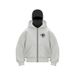 Men's Clothing Trendy Metal Print Hooded Sweatshirt - Eye-Catching Graphic Pullover For Streetwear Lovers | Available In Black, White, Gray & Red_viptrois.com