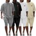 Summer Hot Sale Cross Border Men's Slim Trend Youth Leisure Sports Suit_viptrois.com