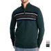 2024 Autumn Winter New European Size Cross-Border Sweater Half-Zip Knitwear Casual Striped Men's Top_viptrois.com