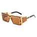 New European And American Fashion Retro Men's Metal Heavy Industry Cyberpunk Sunglasses Avant-garde Future Technology Sunglasses_viptrois.com