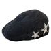 Autumn And Winter New American Retro Star Forward Hat Women's Casual Simple And Versatile Face Small Beret Painter Hat_viptrois.com