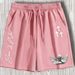 Unisex Casual Shorts Trendy Summer Street Style Loose Fit Angel Cross Print Men's Clothing Bottoms_viptrois.com