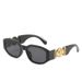 VOOTHOST Fashion Small Rectangle Sunglasses Men Women Square Sun Glasses Travel Shades Vintage Retro UV400 Lunette Soleil Femme Gafas De Sol F0076_viptrois.com
