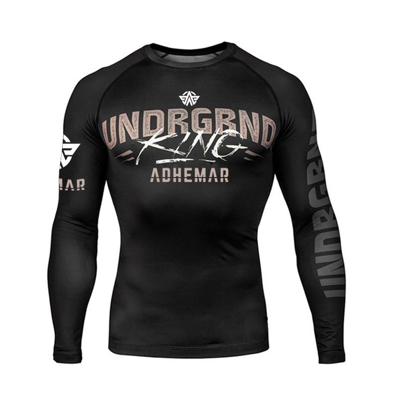 Men's Clothing Boxing tops Muay Thai tights long sleeves fighting sports tights fitness training clothes fighting running clothes custom_viptrois.com