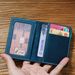 Card Bag Card Cases Vintage Crazy Horse Leather Card Holder With First Layer Cowhide Multi Function Genuine Short Ultra Thin Driver's License_viptrois.com