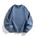 2025 New Couple Trend Loose Sports Casual Inner Layer Bottom Shirt Autumn Outfit Solid Color Round Neck Hoodie For Men 4F3_viptrois.com