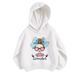 Kid's Clothing girls sweatshirt thin 2024 new style children's spring and autumn long sleeved loose top pullover hooded jacket_viptrois.com
