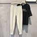 Men's Clothing Summer Thin And Versatile Suit Pants With Cuffs And Light Mature Style 99 Points Harem Casual Pants Handsome Men's Small Suit Pants_viptrois.com