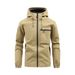 Spring And Autumn New Men's Hooded Casual Waterproof Outdoor Jacket Tooling Jacket_viptrois.com