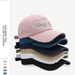 Original 3D Embroidered Lettering Baseball Cap - Distressed Washed Camouflage Design | Unisex Soft Top Snapback For Men & Women_viptrois.com