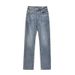 Men's Clothing Retro Washed Distressed Flared Jeans High Street Trendy Loose Casual Versatile Casual Trousers_viptrois.com