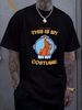 Cow And Chicken Halloween This Is My Red Guy Costume T Shirt Vintage Washed Top For Everyday Wear Designer Clothes Breathable Fashion Comfortable_viptrois.com