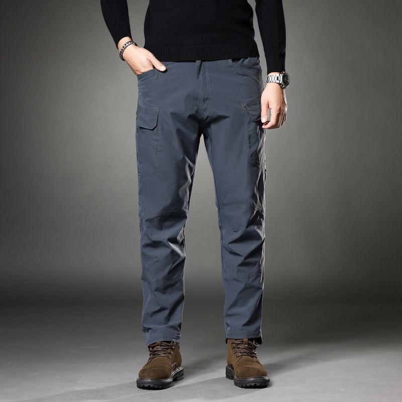 Men's Clothing Straight Leg Cargo Pants Slim-Fit Retro Work Pants – Stretch Cargo Pants For Men, Classic Straight-Leg Design (6 Colors, Up To 3XL)_viptrois.com