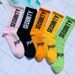 Shoe Accessories Socks For Men And Women Mid Tube Street Fashion Ins Sports Hip Hop Street Letters College Style Long Tube Cotton Socks_viptrois.com