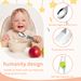 Mother & Kids 304 Stainless Steel Children's Knife, Fork, Spoon And Chopsticks 4 Piece Set Silicone Handle Baby Eating Spoon Training Chopsticks Set_viptrois.com