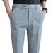Men's Clothing Ultra Thin Men's Business Formal Trousers Summer Breathable Non-Iron Wrinkle Free For Formal & Casual_viptrois.com