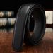 Men's Automatic Belt, Double Wrapped Genuine Leather Belt With First Layer Edging, First Layer Cowhide Belt_viptrois.com
