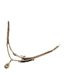 Fashion water drop pendant double-layer waist chain rhinestone inlaid simple sexy metal Body chain female Body chain_viptrois.com
