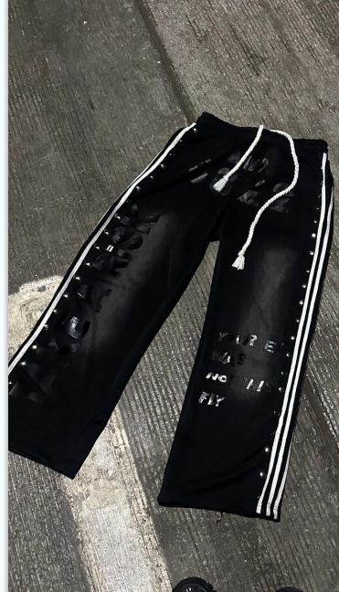 Unisex Hoodie & Pants Set With 3d Print - Trendy Hip-hop Streetwear For Men & Women (Pink/Black, S-xl)_viptrois.com