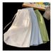 Men's Clothing White Shorts Summer Thin Pants Men's Loose High Waist Ice Silk Wide Leg Shorts Slim Drape Casual Shorts_viptrois.com