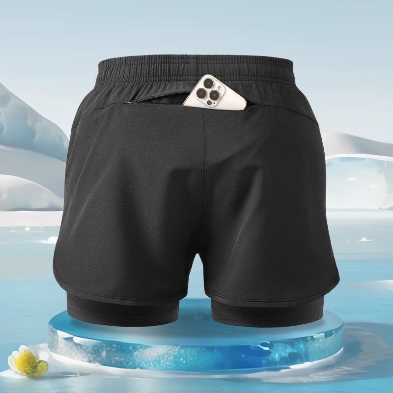 Men's Clothing Running Shorts Summer Professional Track And Field Training Quick Drying Three Point Pants_viptrois.com