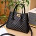 Women's Bag New Fashion Light Luxury Circle Print Lock Shoulder Messenger Bag Niche Texture Retro Handbag_viptrois.com