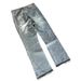 Fashionand Environmentally Friendly Fabrics American High Street Washed Retro Jeans Old Letter Embroidered Men's And Women's Wide-leg Rough-edge Pants_viptrois.com
