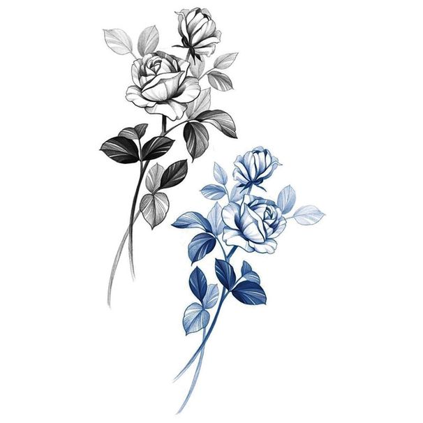 Q 001-040 Small fresh waterproof tattoo sticker set any combination_viptrois.com