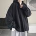 1 Hooded Turtleneck Sweater Men, Loose Fit, Lazy Style, Autumn And Winter, Japanese Retro Thick Knitted Cardigan For_viptrois.com