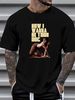 Men's Stooges Wanna Be Your Dog Slim Fit T-shirt Medium Black Slightly Homme Streetwear Designer Clothes Summer Breathable Fashion Comfortable_viptrois.com