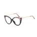 Unisex Accessories Cat Eye Retro Glasses Frame Fashion Personality Flat Glasses Street Shooting Anti Blue Light Glasses_viptrois.com