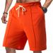 Men's Quick-Dry Ribbed Shorts - British Style Casual Athletic Short Pants For Summer_viptrois.com