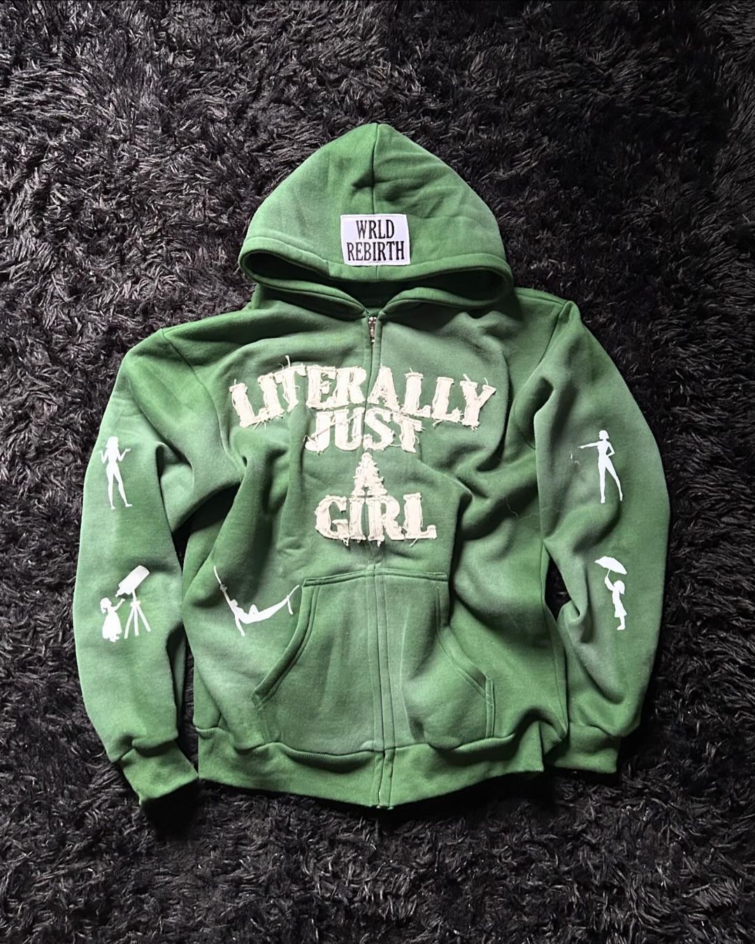 2025 American Y2K Hip-Hop Letter 3D Printed Hoodie Personality Street Style Unisex Loose Zipper Cardigan Wholesale_viptrois.com