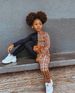 Toddler Girls Clothing new casual long sleeved fashion printed color matching jumpsuit ins style children's clothing_viptrois.com